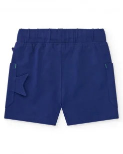 Bermuda bleue pour garçon avec étoile