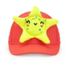 Casquette rose pour fille avec étoile jaune