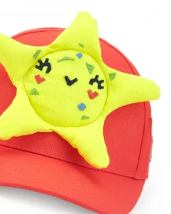Casquette rose pour fille avec étoile jaune