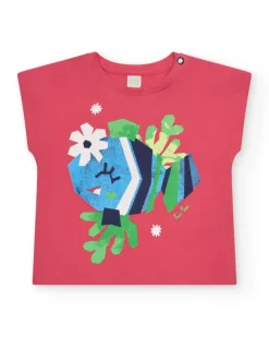 Ensemble pour fille avec deux t-shirts et legging cycliste