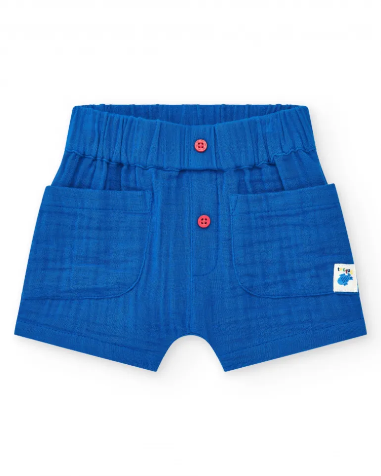 Ensemble pour garçon avec t-shirt blanc imprimé et shorts