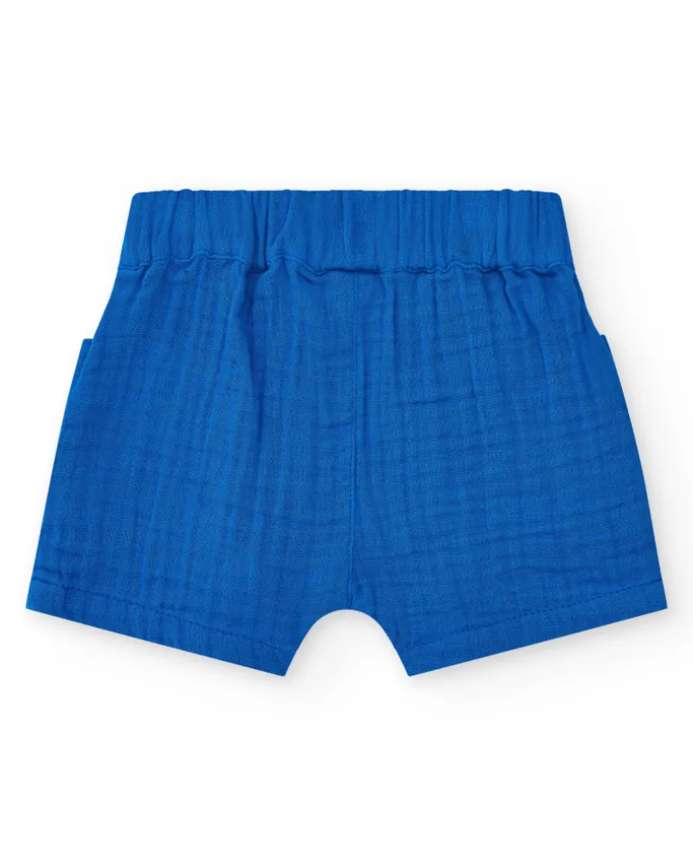 Ensemble pour garçon avec t-shirt blanc imprimé et shorts
