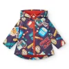 Imperméable garçon multicolore imprimé scolaire collection Big Brains