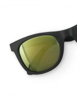 Lunettes de soleil noires pour garçon avec branches multicolores