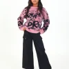 Pantalon cargo noir avec ceinture collection Rebel Dreamers