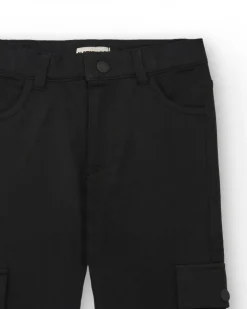 Pantalon cargo noir pour garçon de la collection Dark Rider