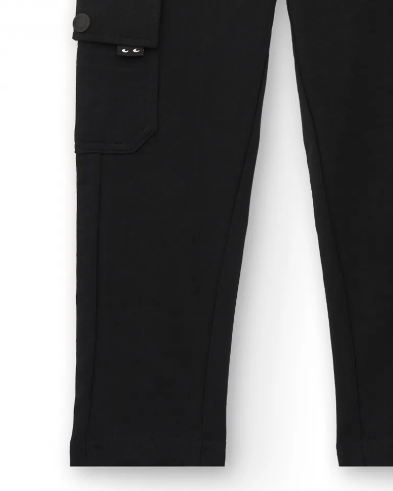 Pantalon cargo noir pour garçon de la collection Dark Rider