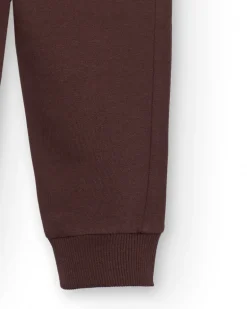 Pantalon de jogging marron pour garçon à imprimé graphique collection Super Natural