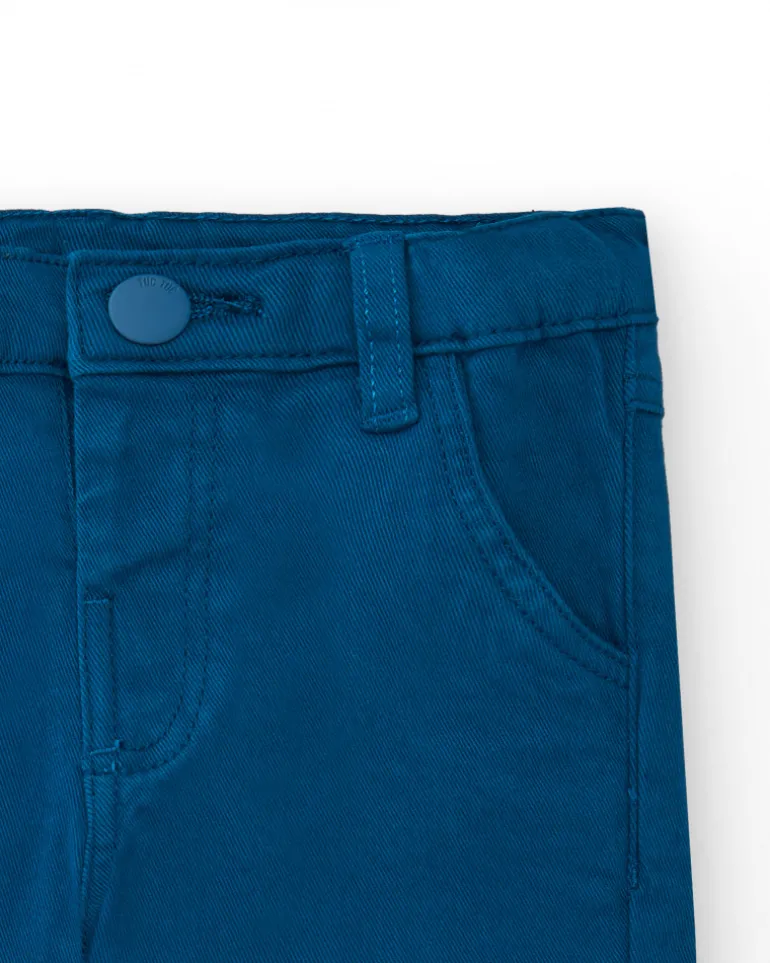 Pantalon garçon en bleu avec poches collection Big Brains
