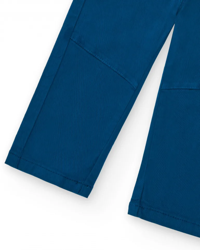 Pantalon garçon en bleu avec poches collection Big Brains