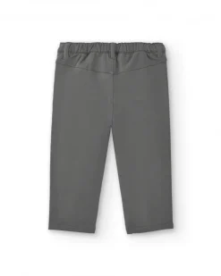 Pantalon gris garçon avec détail poche collection Cyber Dino