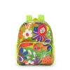 Sac à dos multicolore pour fille avec imprimé tropical