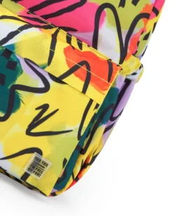 Sac à dos multicolore pour fille avec bretelles lilas ajustables