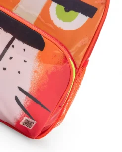 Sac à dos rouge pour garçon avec bretelles ajustables