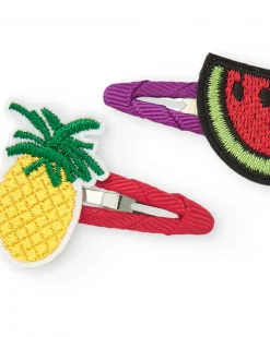 Set de barrettes pour fille avec ananas et pastèque