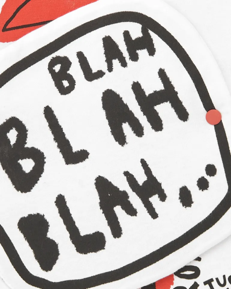 T-shirt enfant noir et blanc collection Cartoon Calling