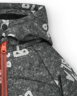 Veste grise à capuche et imprimé garçon de la collection Cartoon Calling