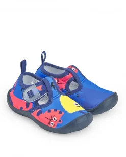 Zapato de agua para niño multicolor con estampado de tigre